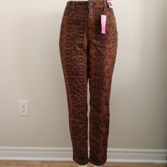 Ana Brown Snake Skinny Pants - Picture 6 of 7